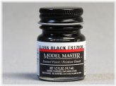 Gloss Black Enamel Paint by Testors Model Master