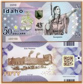 Fort Hall Sacagawea $50 Polymer Note