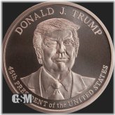 Presidential Commemorative Copper Round