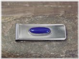 Southwestern Lapis Silver Hair Clip