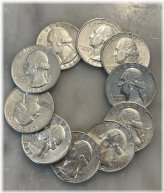 Silver Washington Quarters Collection