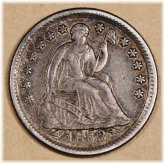 1853-o Liberty Seated Half Dime XF
