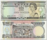 Fiji One Dollar Banknote from 1987 (P-86)