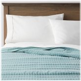 Lofty Velvet Teal Blue Quilt