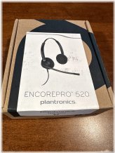 EncorePro HW520 Black Edition with Poly DA85-M Adapter