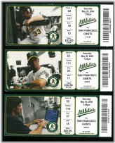 Barry Bonds 714th Home Run Ticket Trio - May 20, 2006