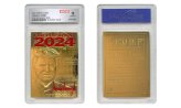 Save America 2024 Gold Signature Card - Graded GEM-MINT 10