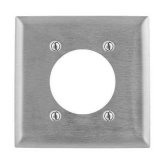 Gang2 Wall Plate and Box Cover with 2.48" Opening by Hubbell