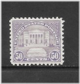 Vintage Violet Bureau Stamp