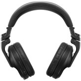 Metallic Black Over-Ear Headphones for Professional DJs and Producers with Bluetooth Connectivity