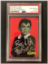 Eddie's Signature Portrait on 1996 Dart Card