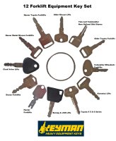 Multi-brand Forklift Key Set