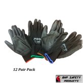 Liberty P-Grip Protective Gloves - Polyurethane Coated for Durability and Comfort