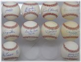 Red Sox Legends Autographed Baseball Collection