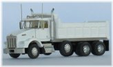White Kenworth T800 Dump Truck Model