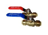 Brass Push Fit Ball Valve Set