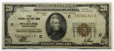 1929 FRBN $20 Philadelphia Banknote C00864361A