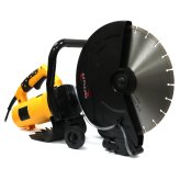 PrecisionCut Electric Concrete Saw with Water Pump and Blade