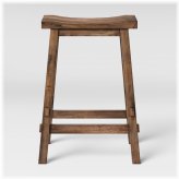 Rustic Wooden Counter Stool