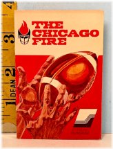 Chicago Fire Football 1974 Schedule with Carling Black Label Beer