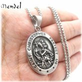 Saint Christopher Amulet Pendant Necklace