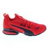 Red Canvas Lace Up Running Shoes