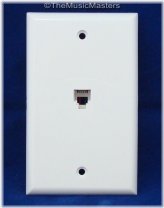 Modular Flush Mount Telephone Wall Plate Cover