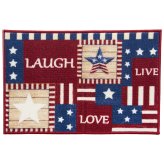 Patriotic Patchwork Rug