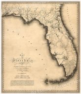 Florida and Gulf of Mexico Map - 1823 Historical Edition (20x24)