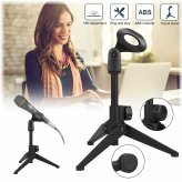 FlexiStand: Portable & Adjustable Tripod Microphone Holder