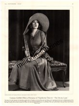 The Divine Lady: 1928 Corinne Griffith Original Theatre Print