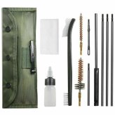 Precision Care Rifle Cleaning Kit with Nylon Brushes and Pouch