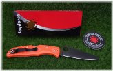 Orange Blaze Folding Blade