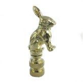 Brass Bunny Finial