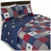 Patriotic Patchwork Bedding