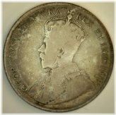 Vintage Canadian Half Dollar from 1918