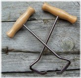 Wooden Handle Boot Pulls