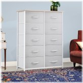 Harmony Storage Tower: Fabric Drawers & Chests for Bedroom Organization