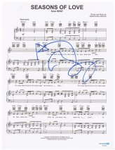 Seasons of Love" Autographed Sheet Music by Anthony Rapp