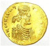 Constans II Gold Semissis Coin (641-666 AD)