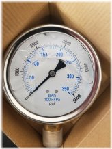 Stainless Liquid-Filled Pressure Gauge