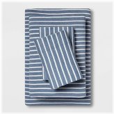 Blue Stripe Jersey Dreams King Sheet Set