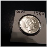 1923-D Peace Dollar - Great Strike Edition