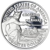 Washington Crossing the Delaware Quarter - 2021 Gem Proof