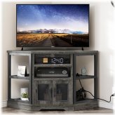 Corner Media Hub Cabinet