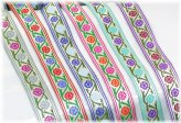 Floral Vine Jacquard Ribbon Roll