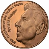 Copper Tribute Round - Ronald Reagan