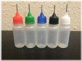 PrecisionFlow Drop Bottle - 12ml LDPE with Needle Tip and Color Options