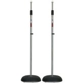 Chrome Round Base Mic Stand Set (2-Pack) by Proline
