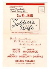 Golden Theatre 1944 Comedy Playbill